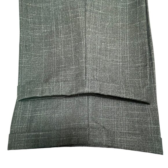 Coquille Anthro Waist Tie Pleated Ankle Length Cuffed Trousers - Picture 6 of 8